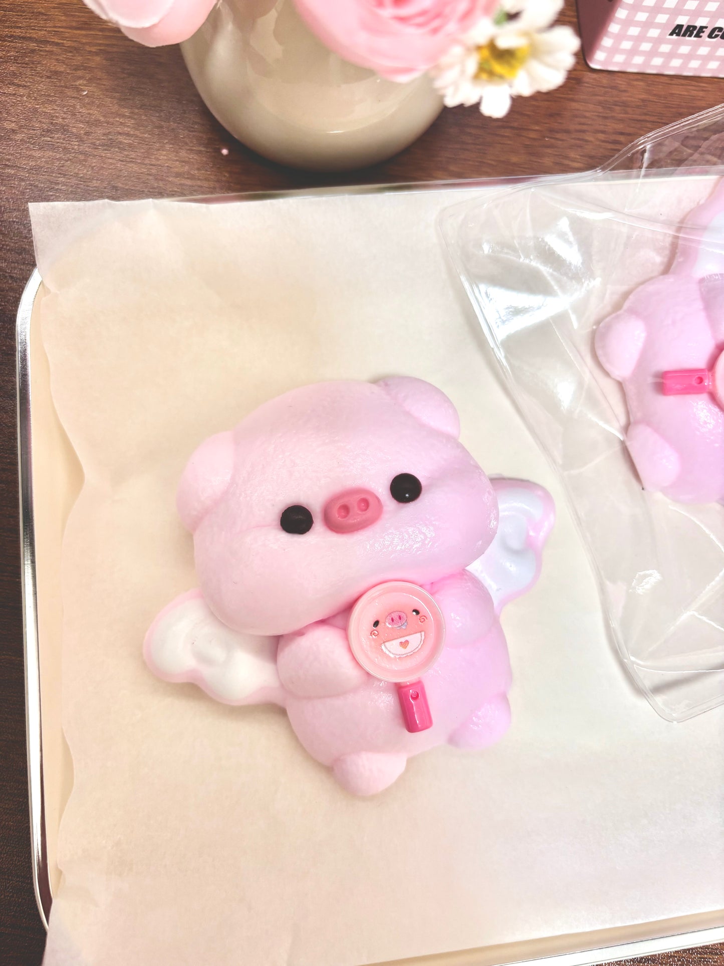 Angel Pig Taba Squishy Toy