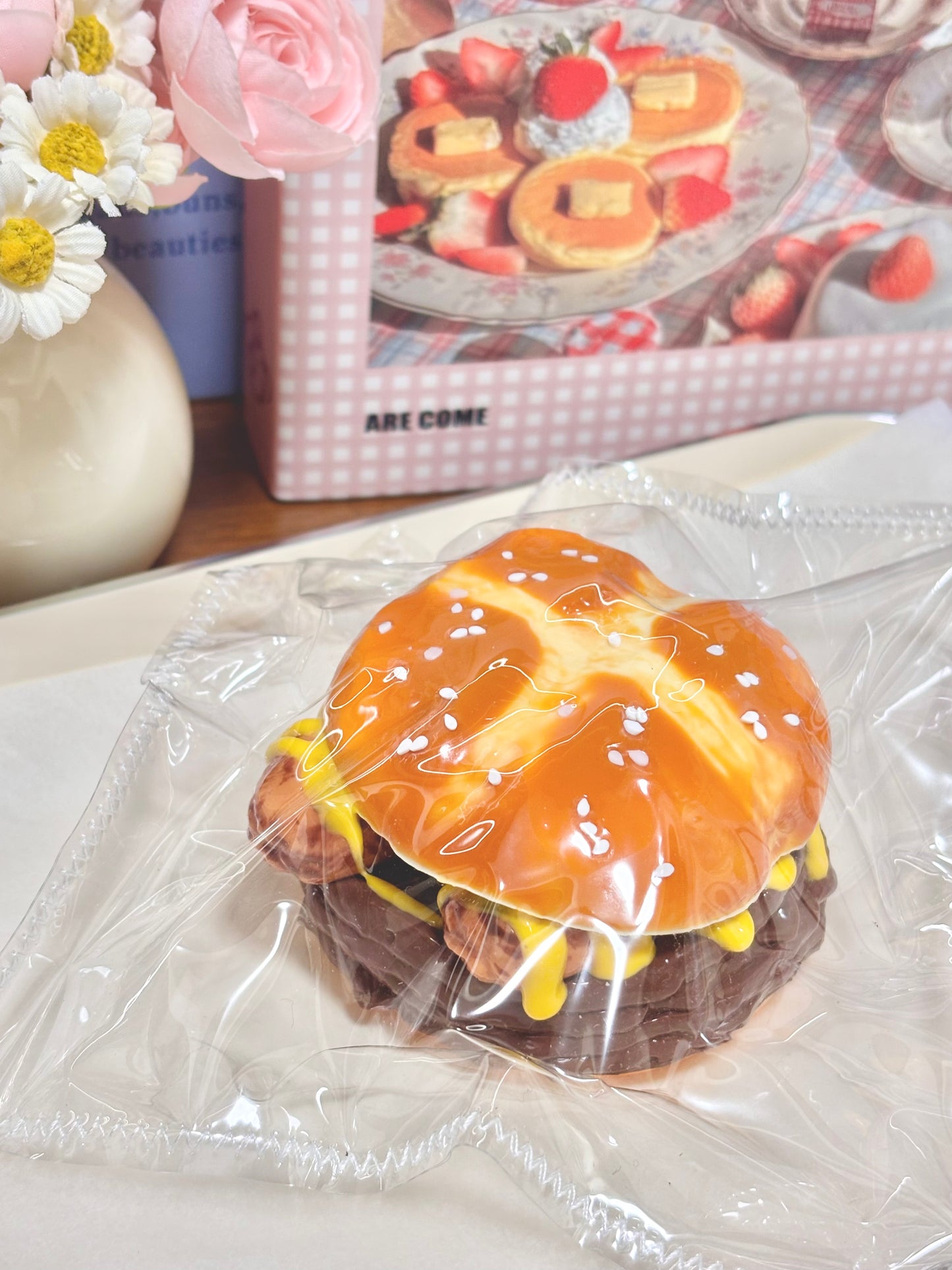 Burger Taba Squishy Toy
