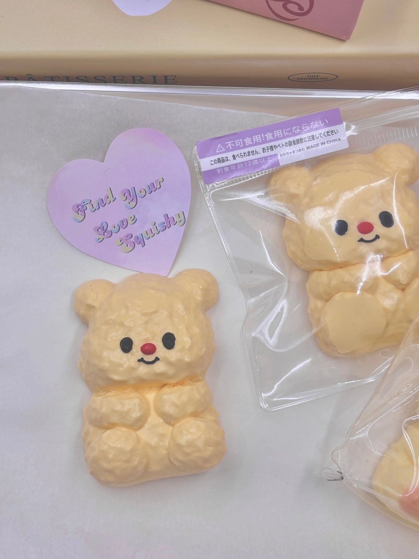 Butter Bear Taba Squishy Toy - Find Your Love