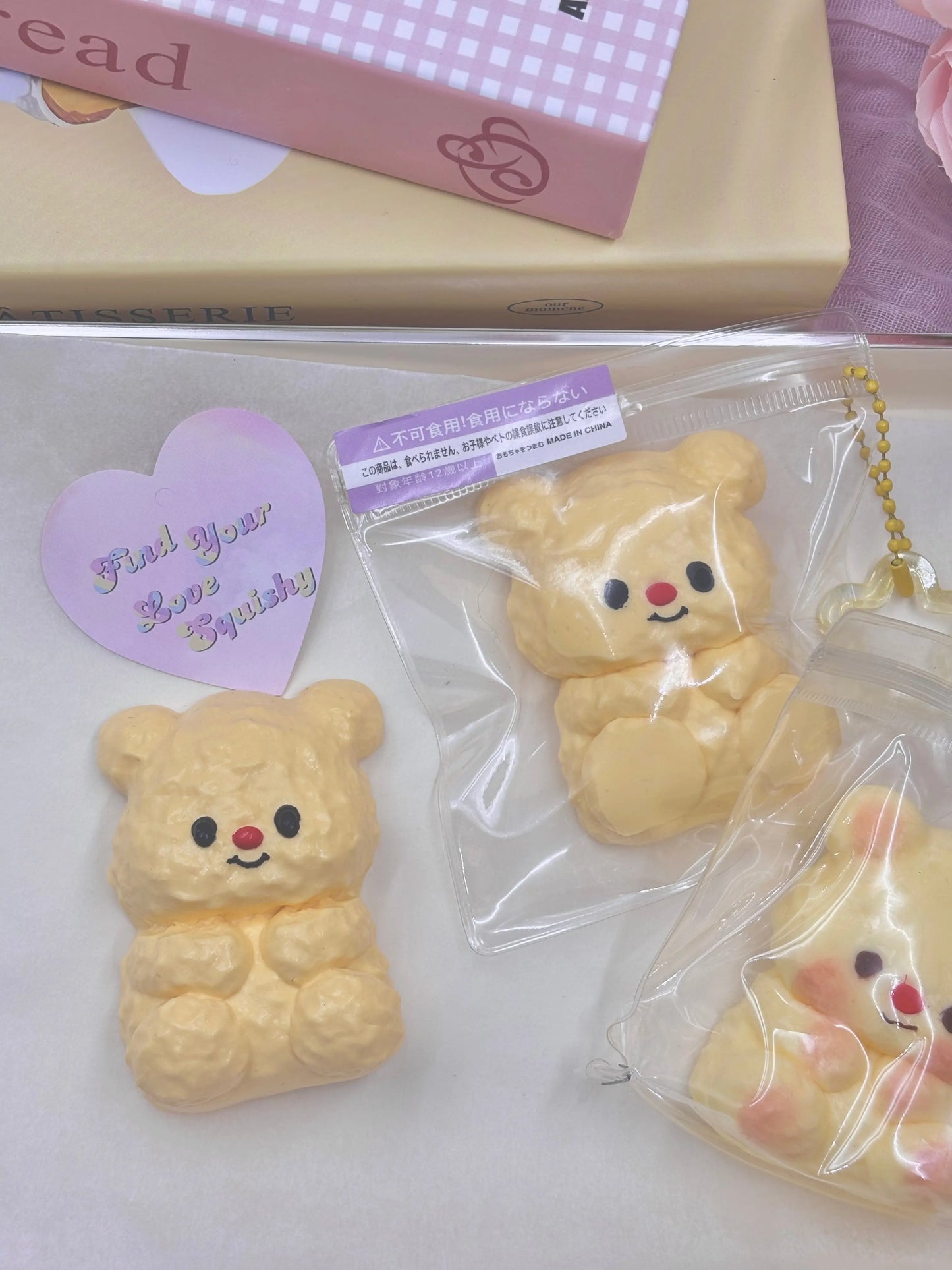 Butter Bear Taba Squishy Toy - Find Your Love