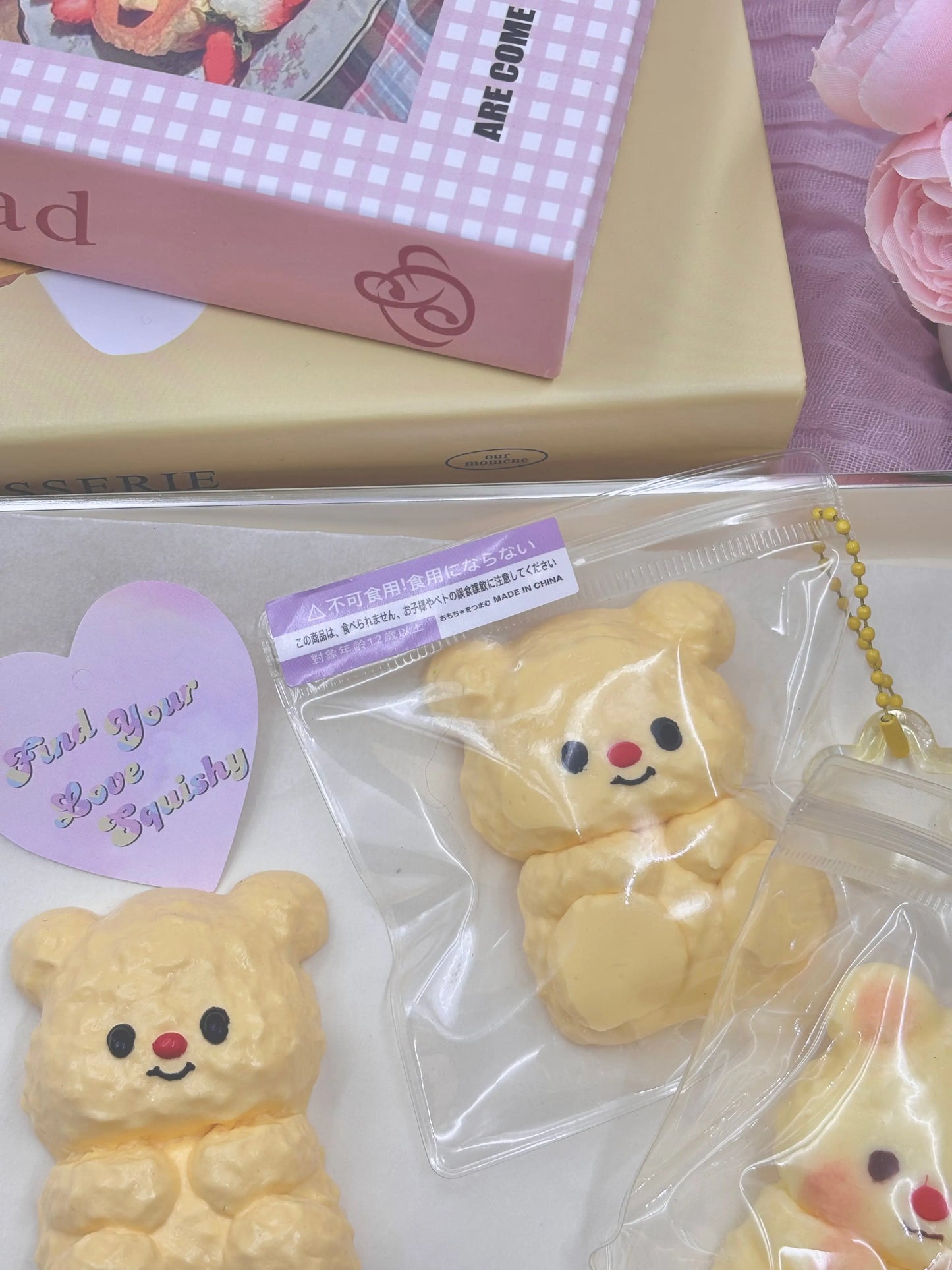 Butter Bear Taba Squishy Toy - Find Your Love