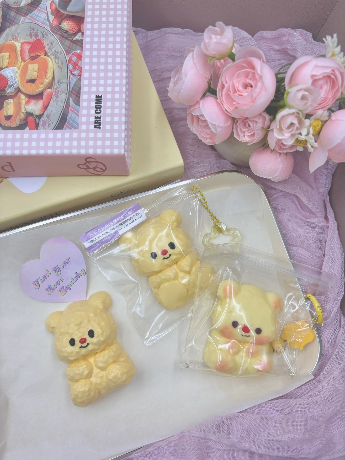 Butter Bear Taba Squishy Toy - Find Your Love
