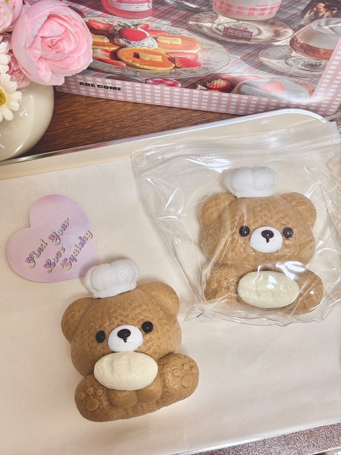 Chef Bear Taba Squishy Toy