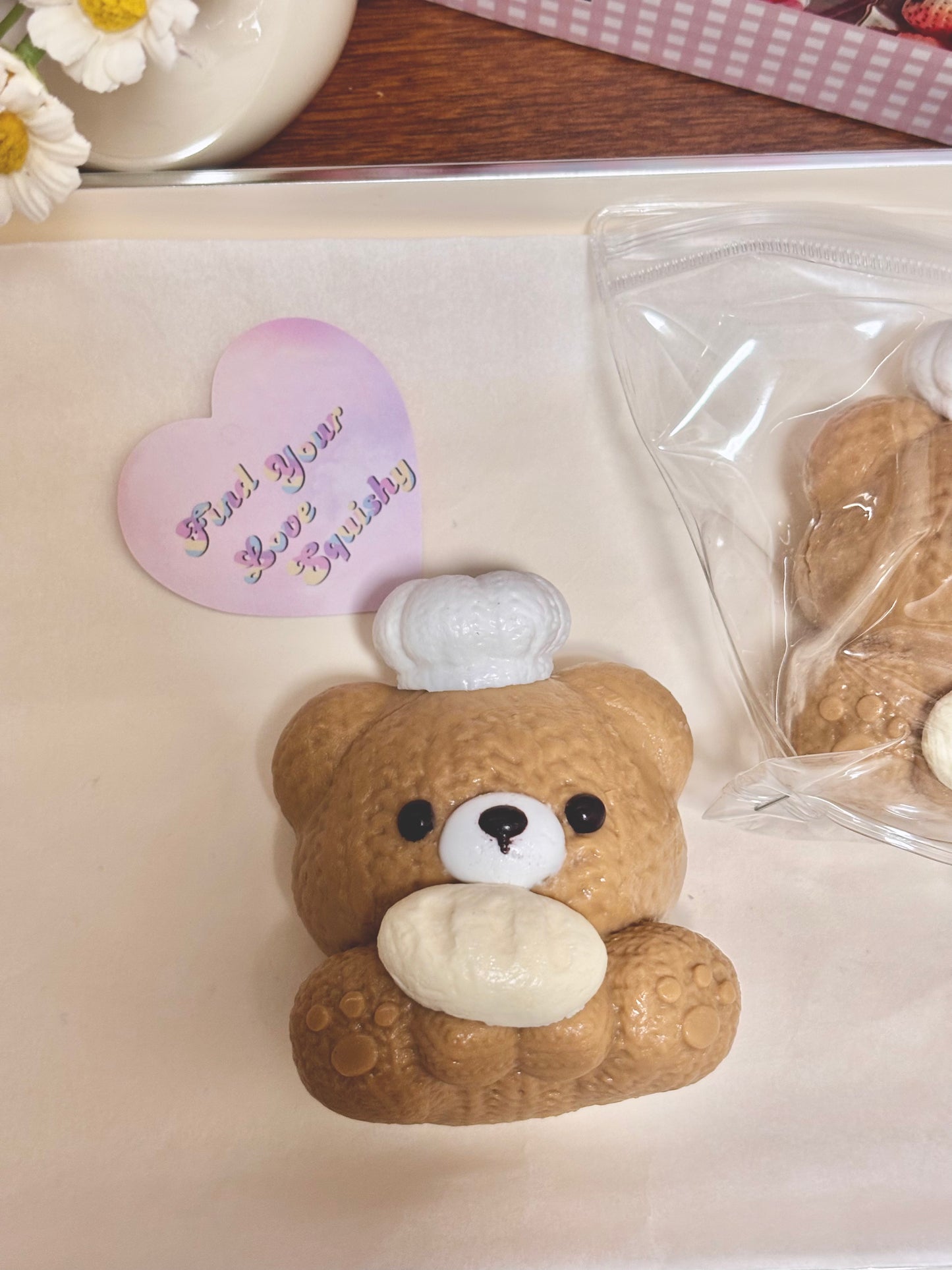 Chef Bear Taba Squishy Toy