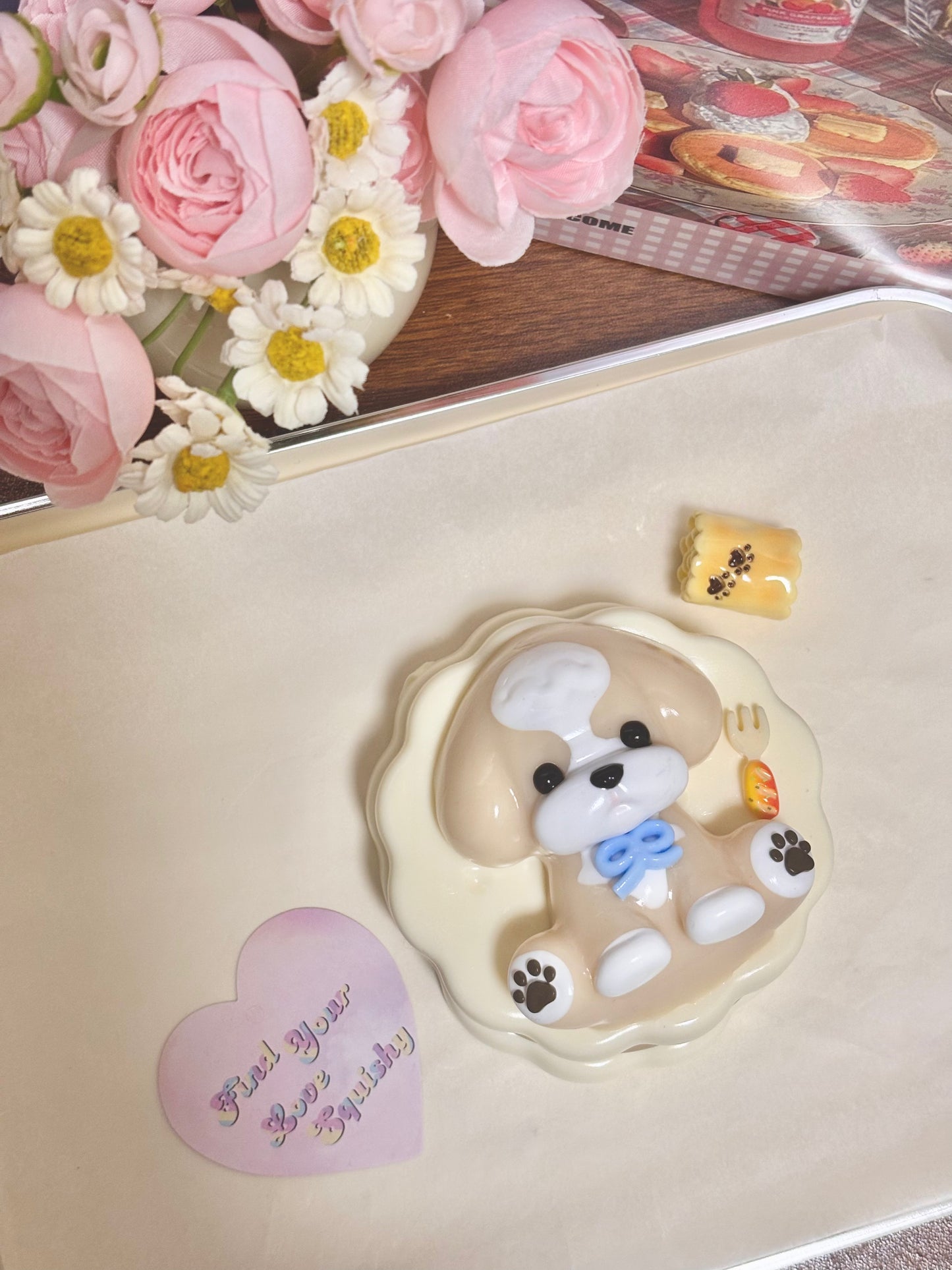 Doggie Biscuit Taba Squishy Toy