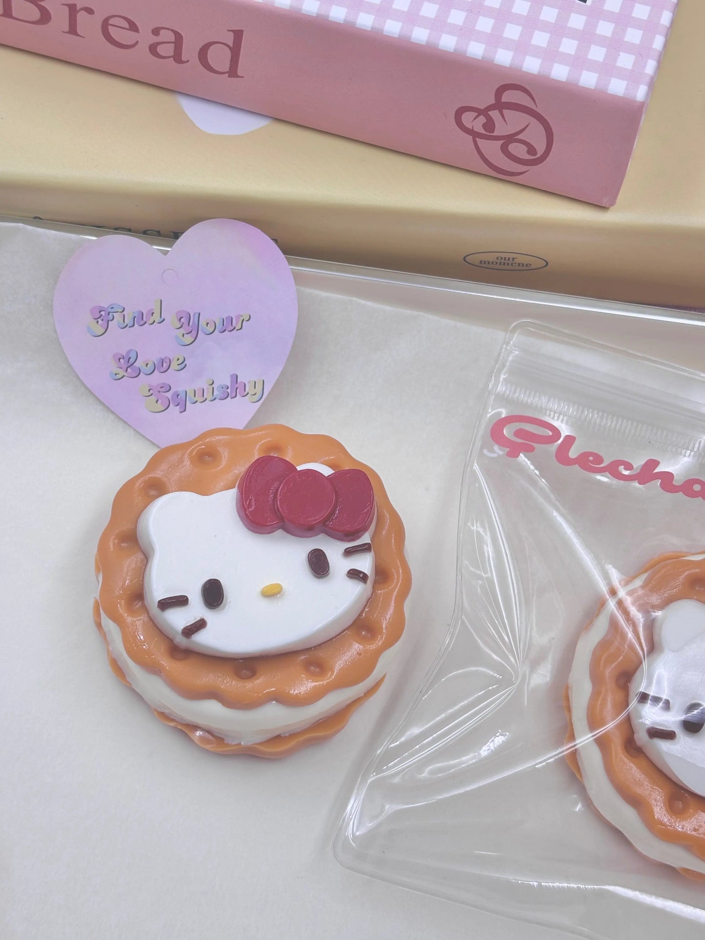 Hello Kitty Biscuit Taba Squishy Toy - Find Your Love