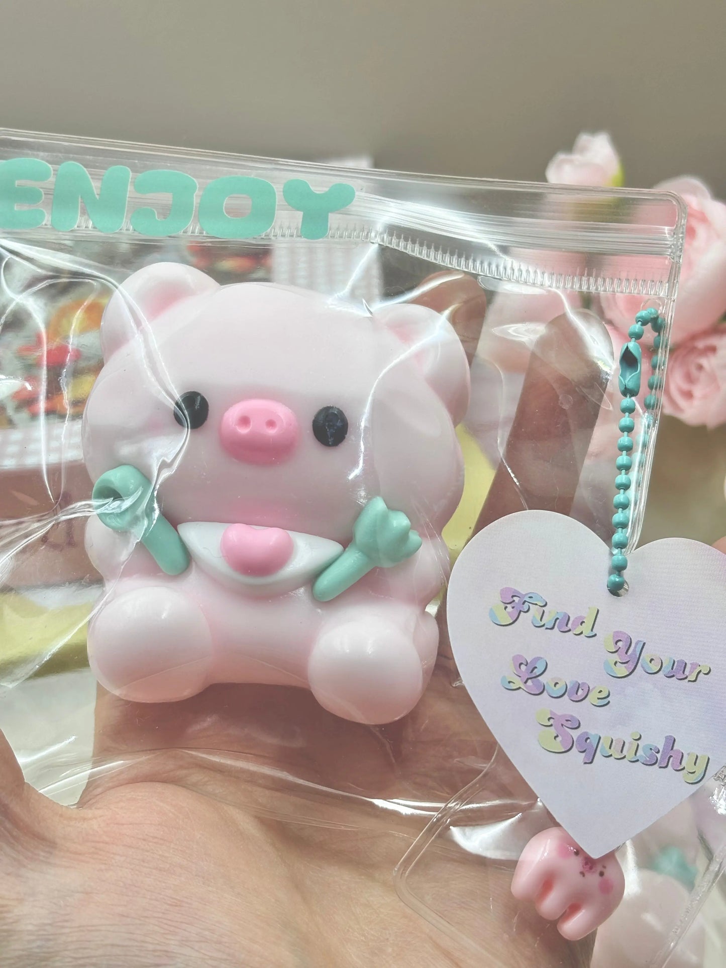 Hungry Pig Taba Squishy Toy - Find Your Love