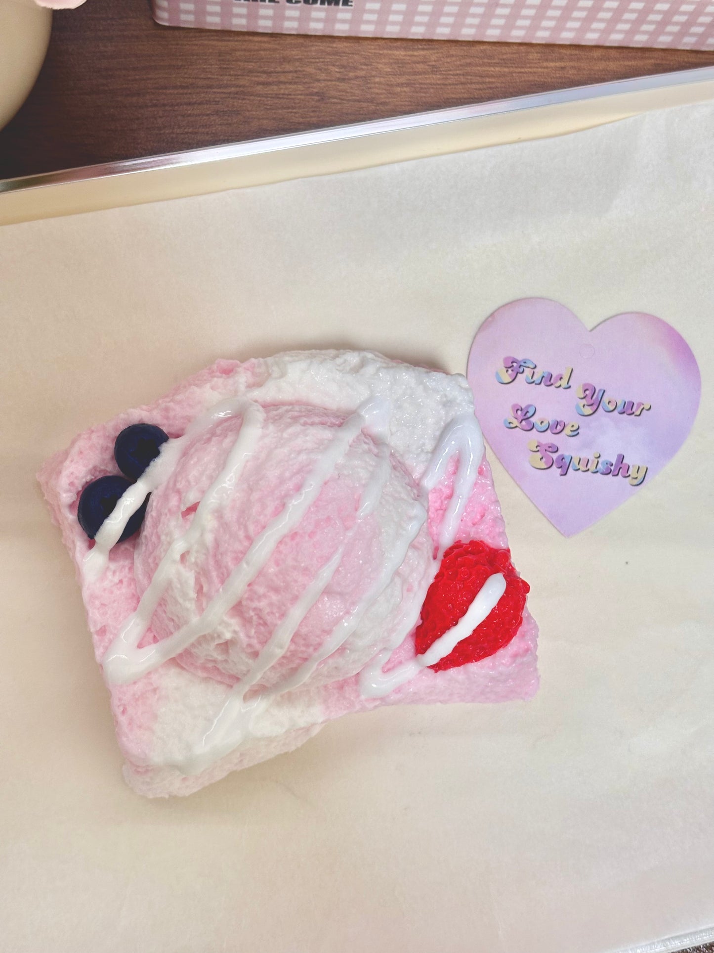 Icecream Toast Taba Squishy Toy