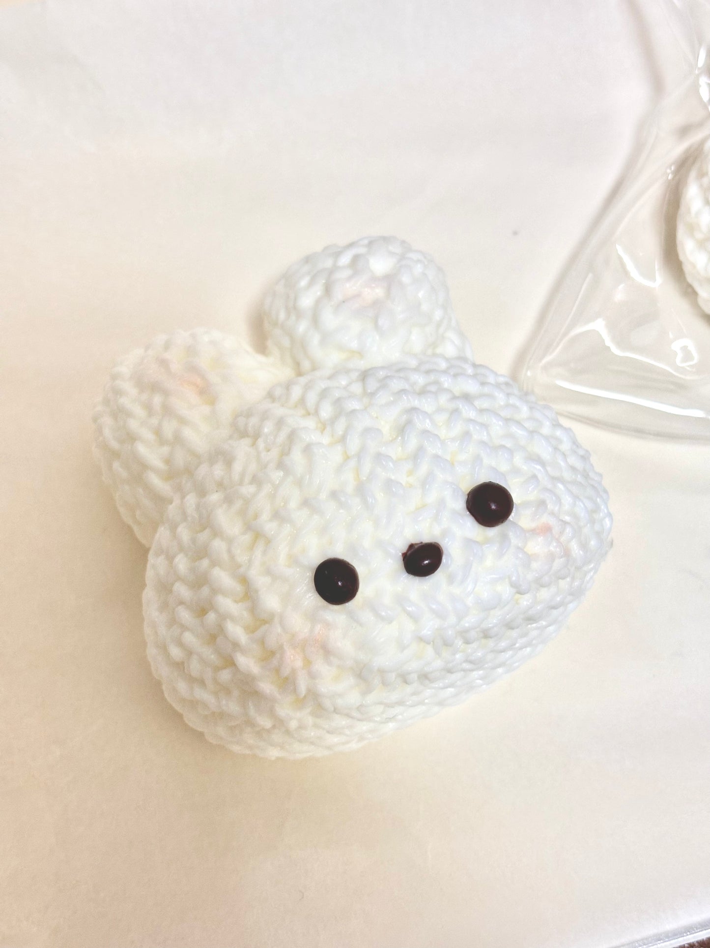 Knitted Rabbit Animals Taba Squishy Toy