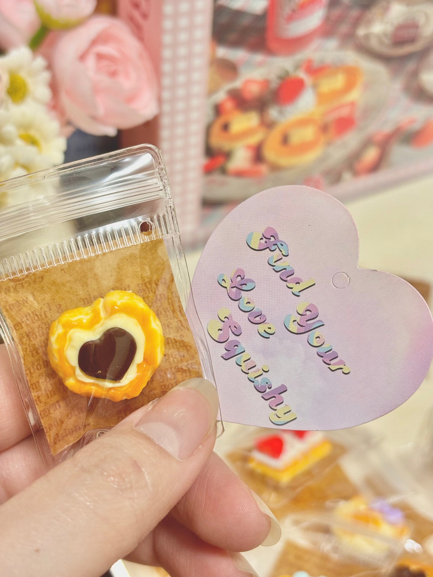 Mini Bread Food Taba Squishy Toy