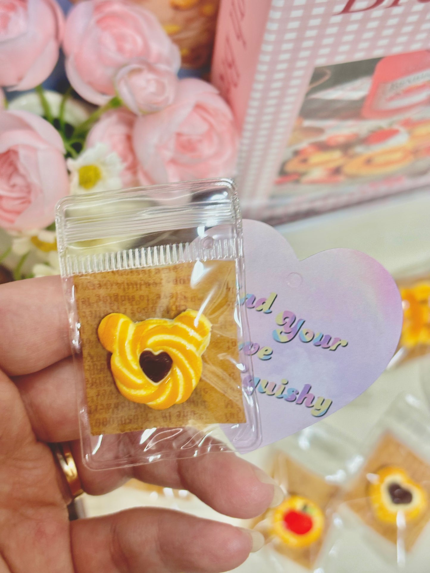 Mini Bread Food Taba Squishy Toy