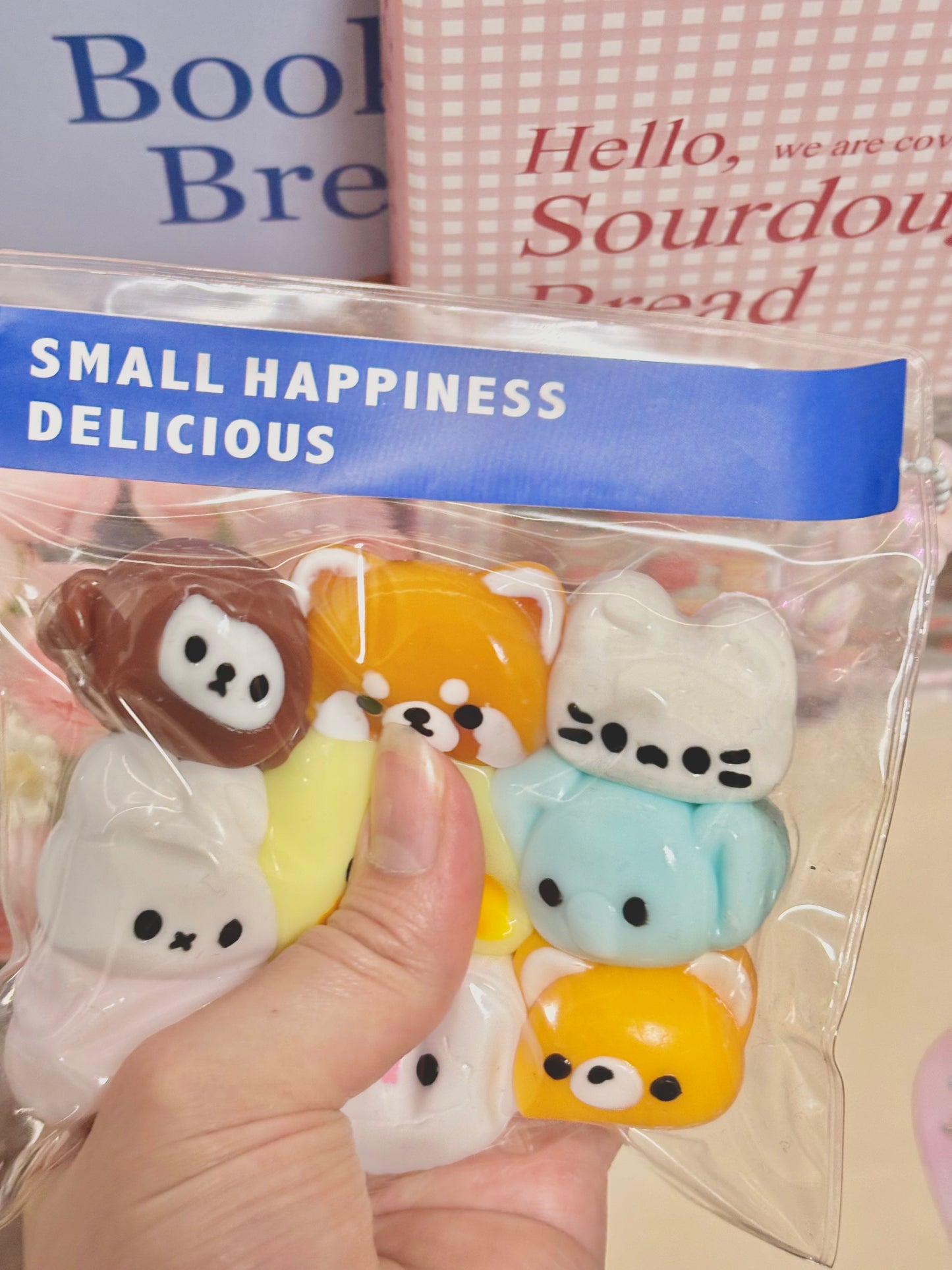 Mini Cute Animal Head Taba Squishy Toy