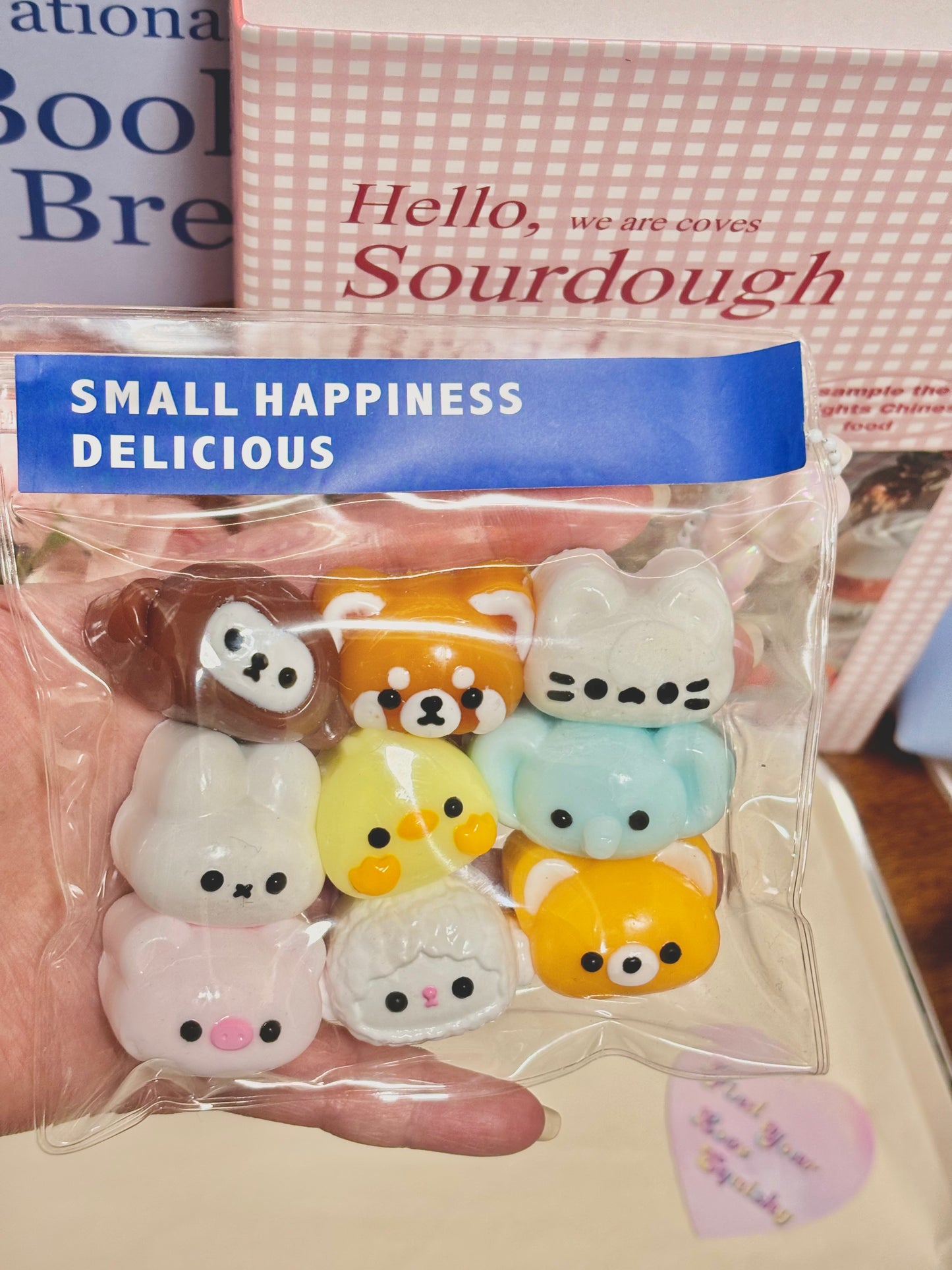 Mini Cute Animal Head Taba Squishy Toy