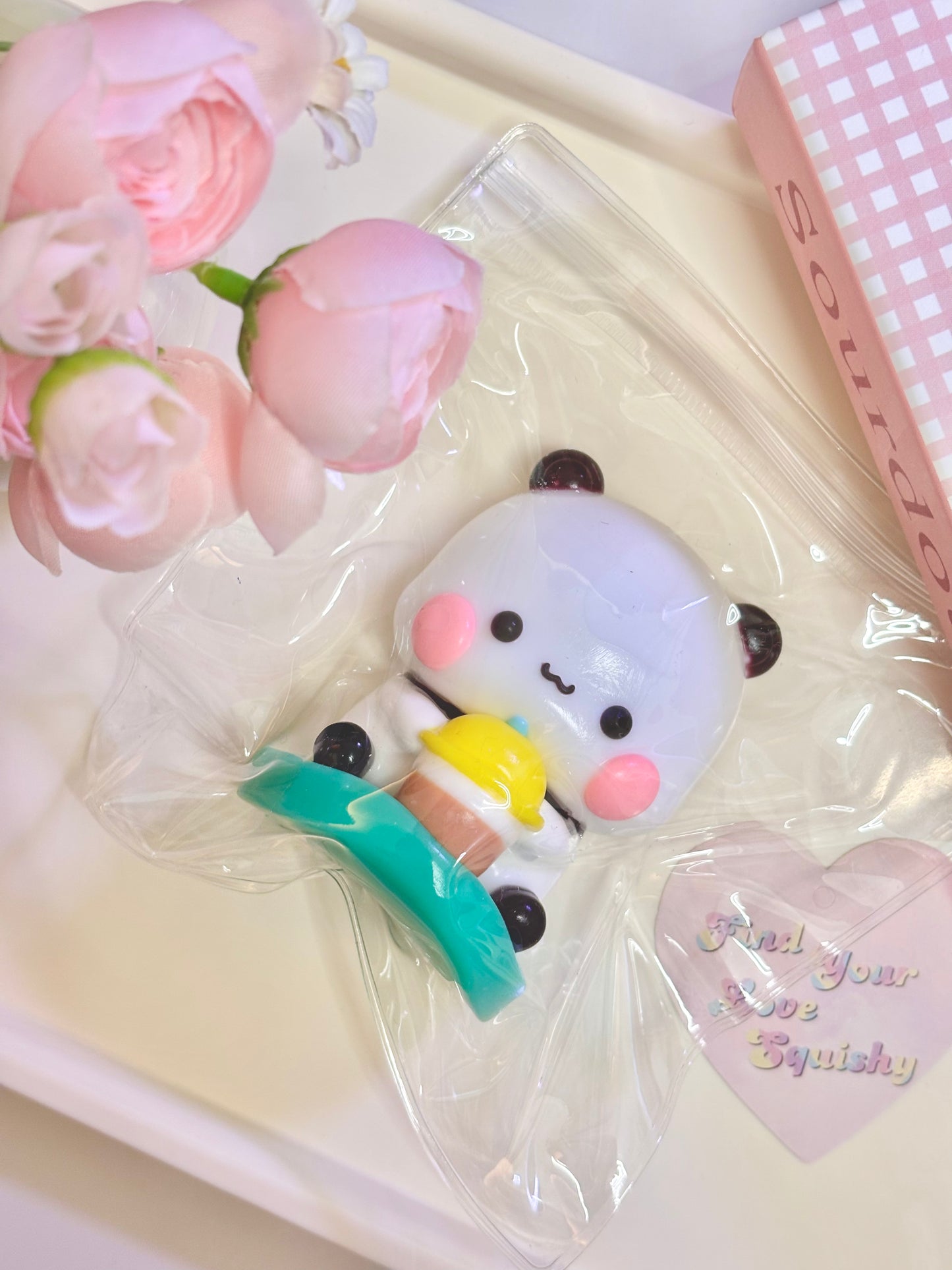 Panda Yier Taba Squishy Toy Find Your Love Squishy