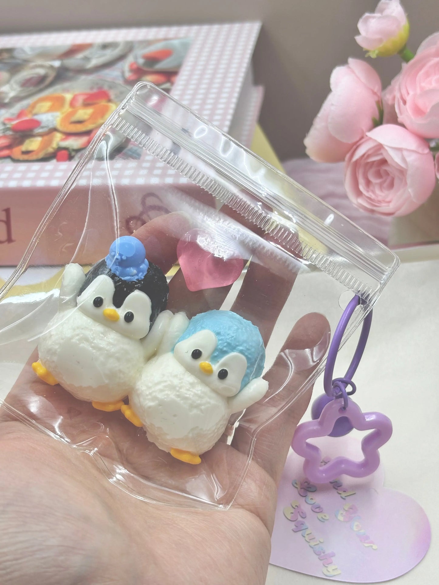 Penguin Friends Taba Squishy Toy - Find Your Love