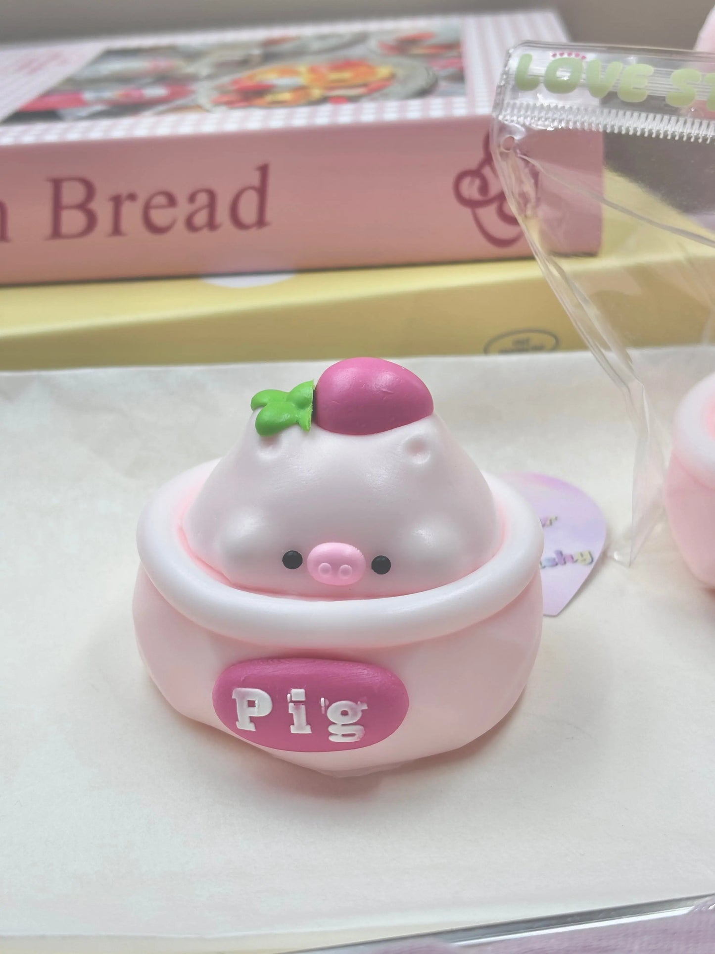 Pig Bowl Taba Squishy Toy - Find Your Love