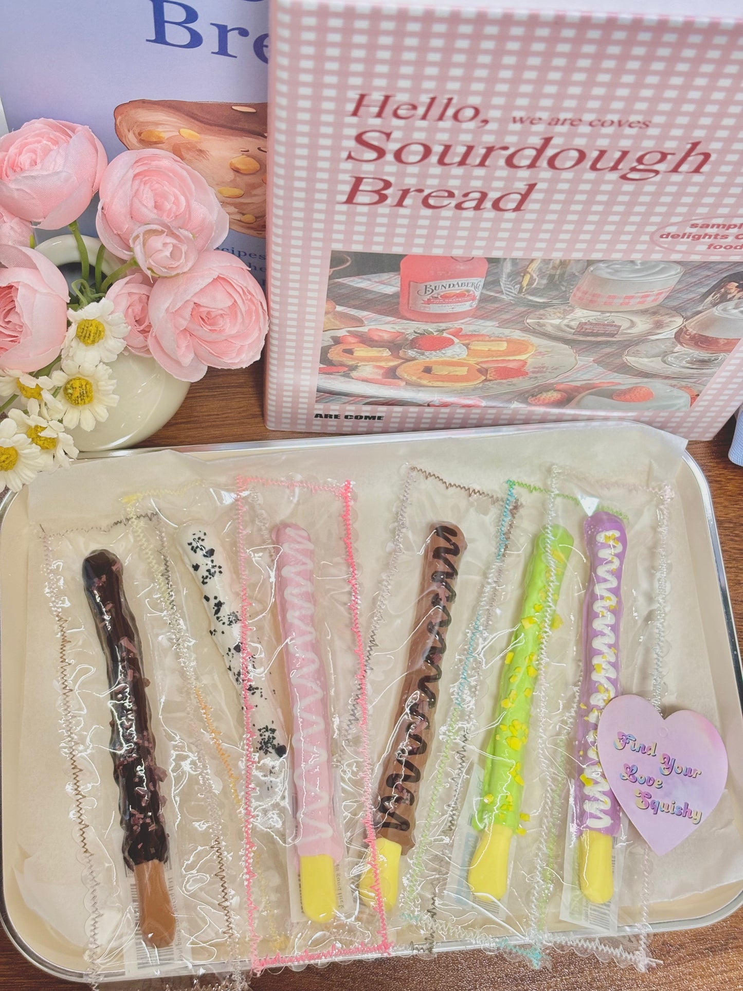 Pocky Chocolate Biscuit Stick Taba Squishy Toy