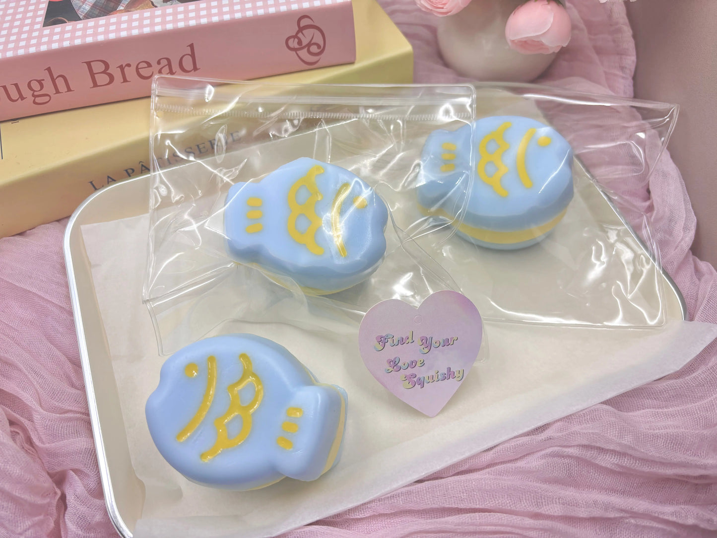 Taiyaki Fish Cake Taba Squishy Toy - Find Your Love
