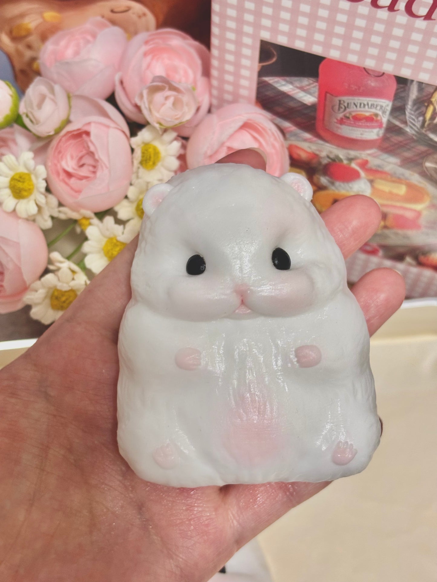 White Bear Taba Squishy Toy