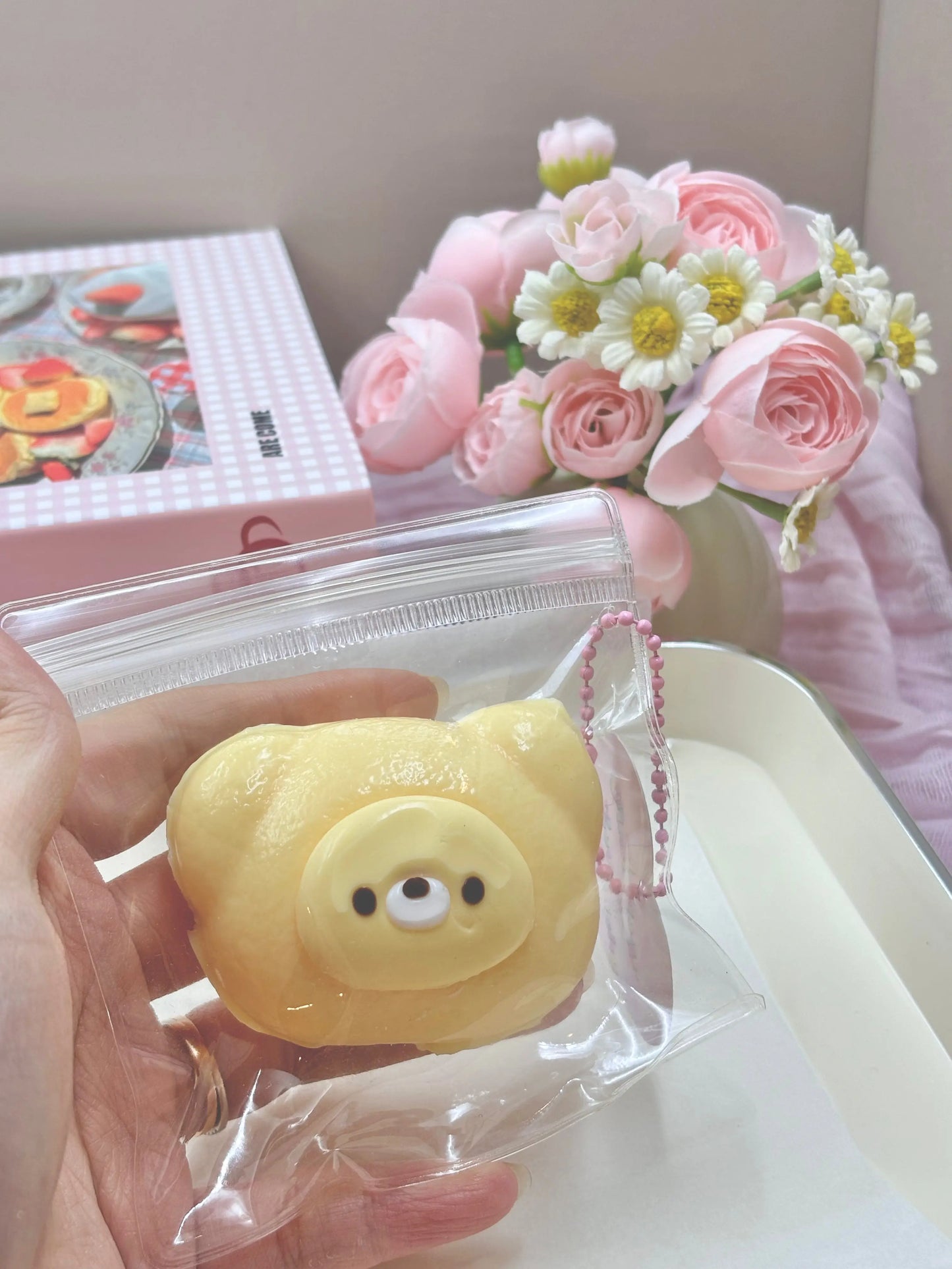 Yellow Bear Taba Squishy Toy - Find Your Love
