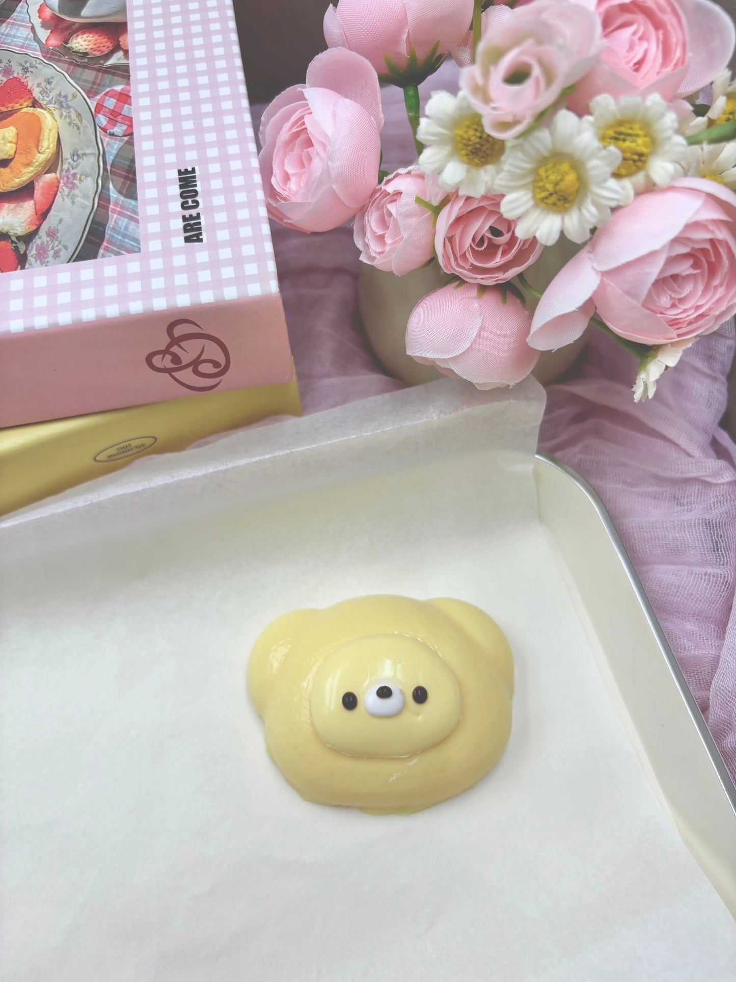 Yellow Bear Taba Squishy Toy - Find Your Love