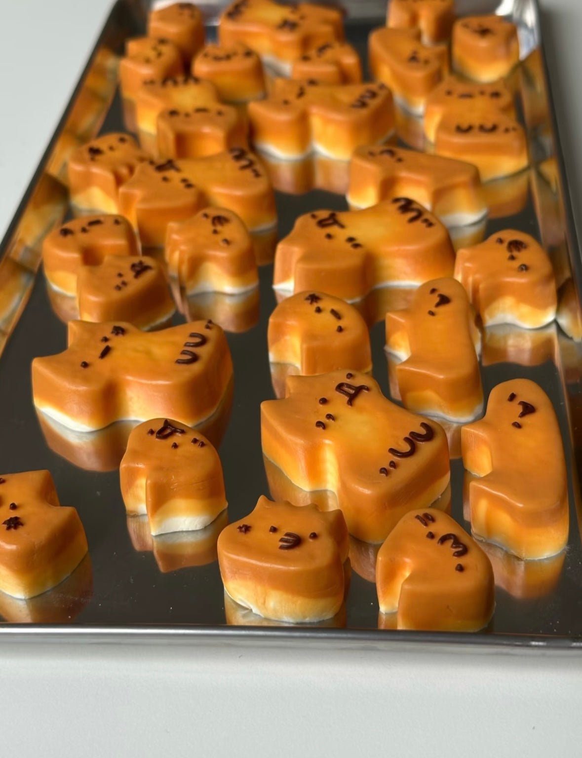 Flocked Cat Biscuit Taba Squishy Toy - Find Your Love Squishy