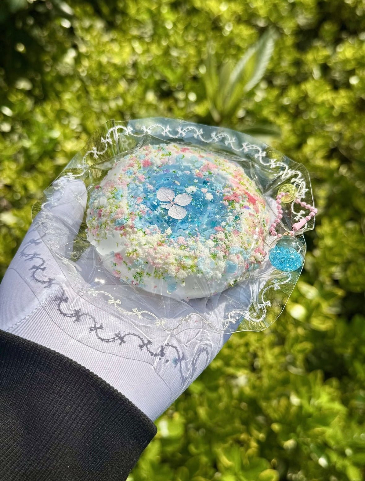 Glitter Gel Flower Pool Squishy Toy - Find Your Love Squishy
