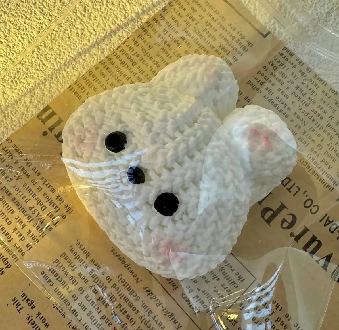 Knitted Rabbit Animals Taba Squishy Toy - Find Your Love