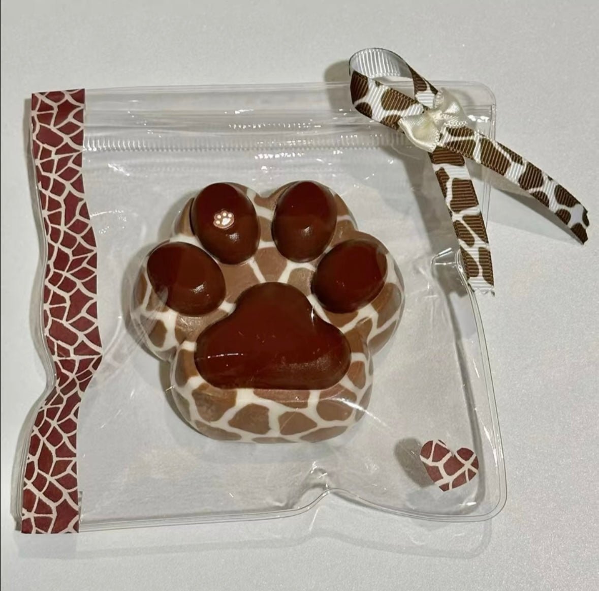 Leopard Print Cat Paw Taba Squishy Toy - Find Your Love Squishy