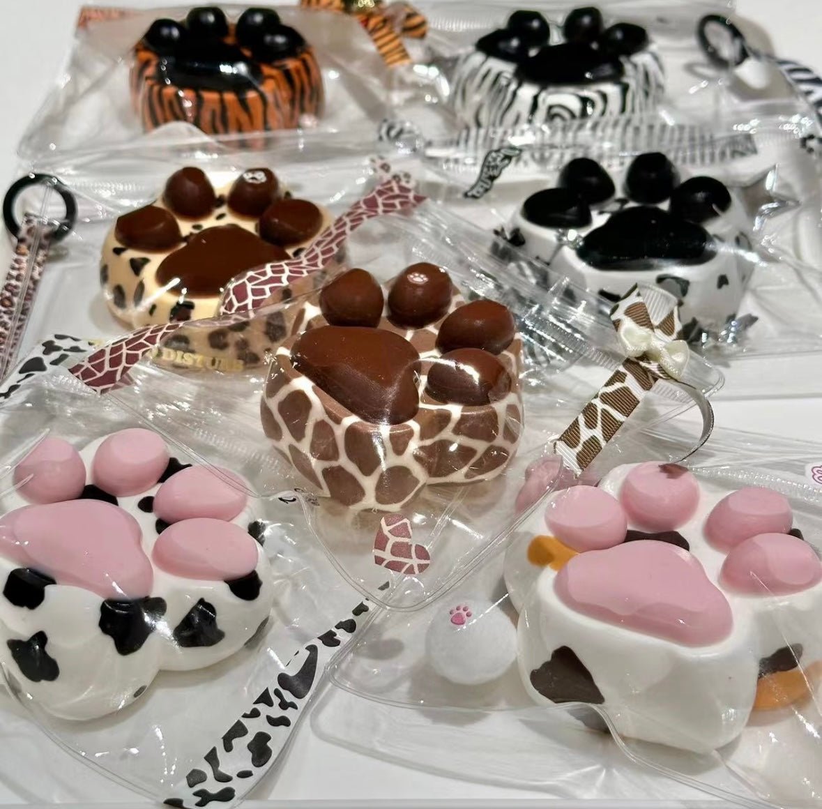 Leopard Print Cat Paw Taba Squishy Toy - Find Your Love Squishy
