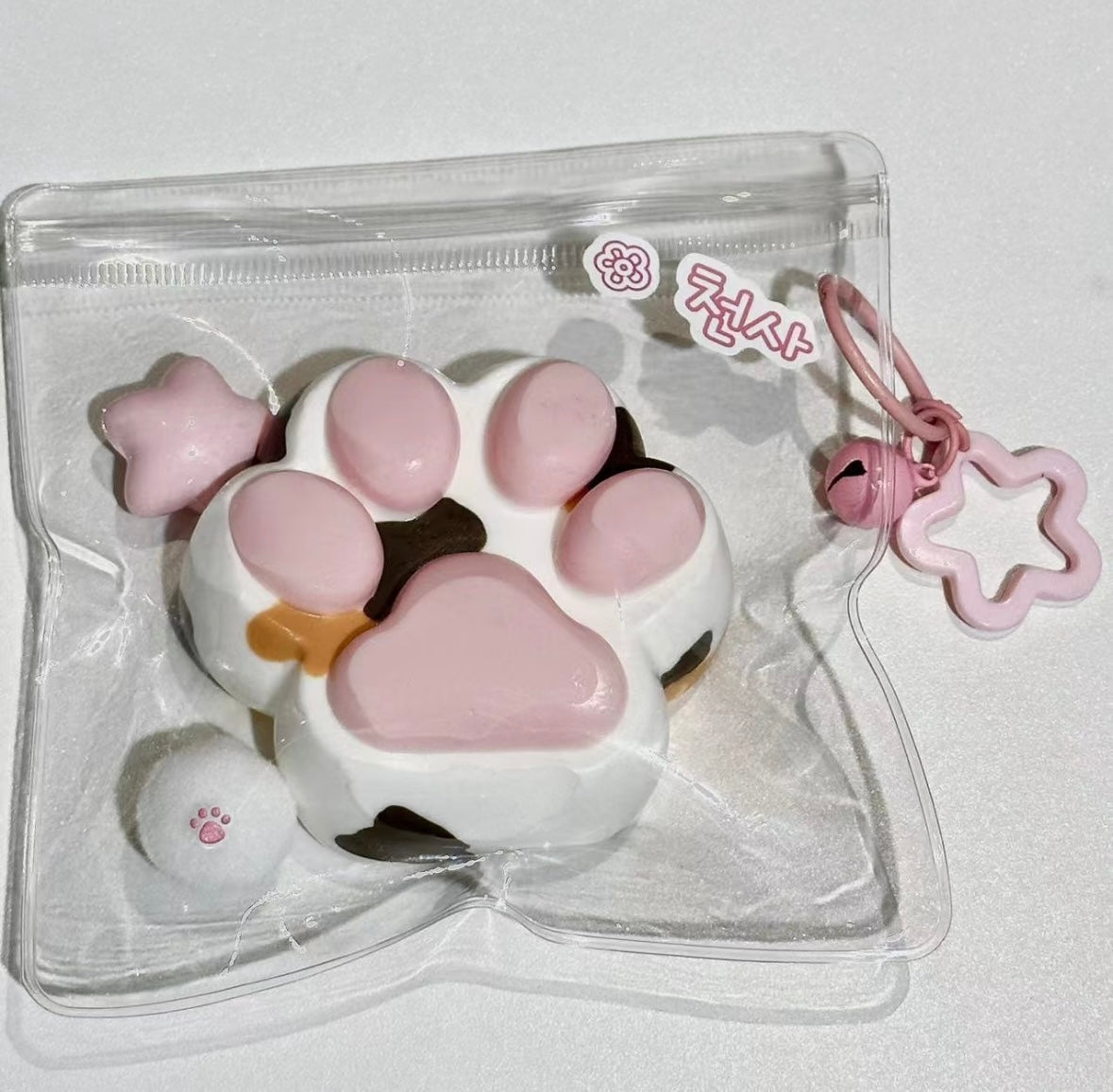 Leopard Print Cat Paw Taba Squishy Toy - Find Your Love Squishy