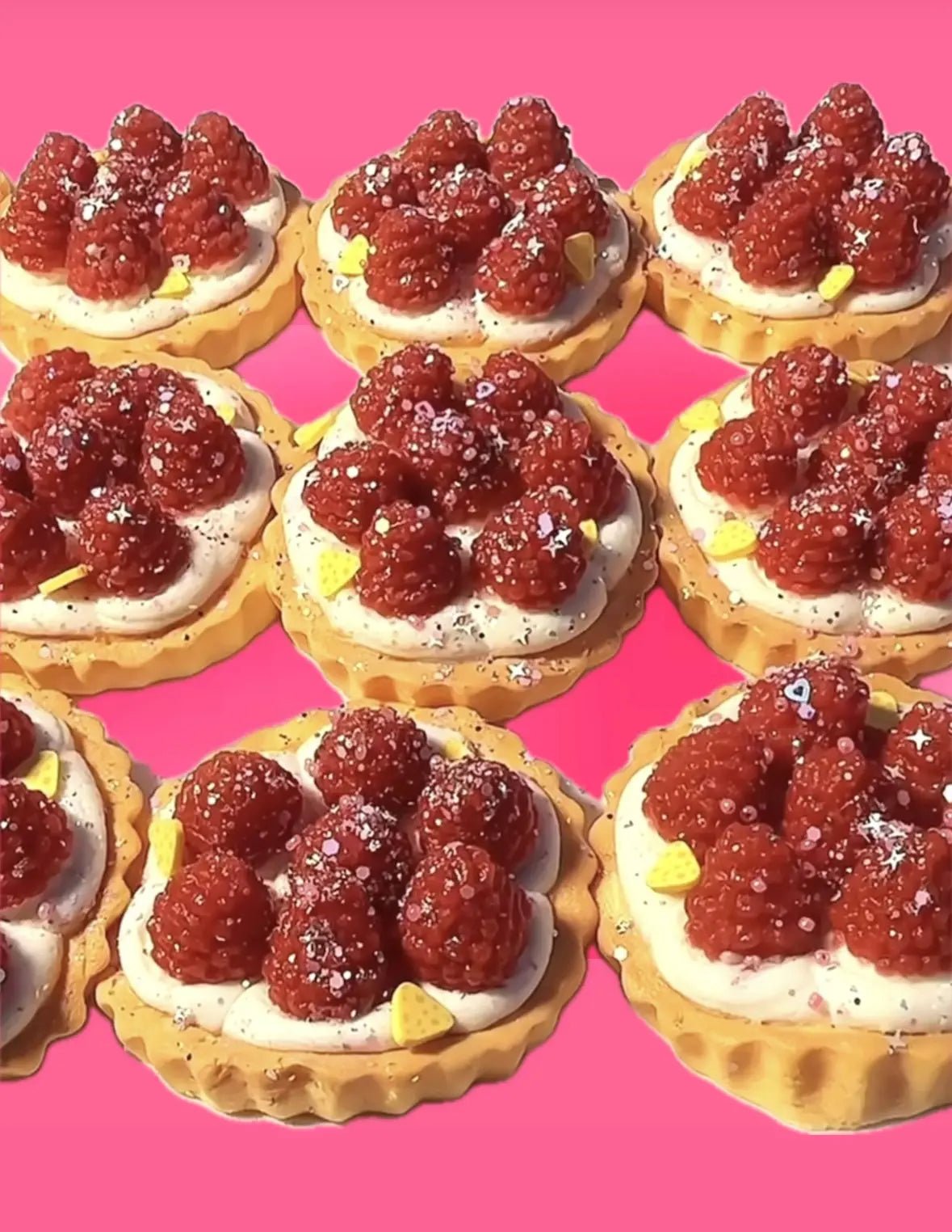 Strawberry Fruit Cream Tart Taba Squishy Toy - Find Your Love
