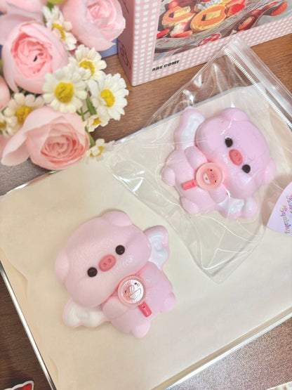 Angel Pig Taba Squishy Toy