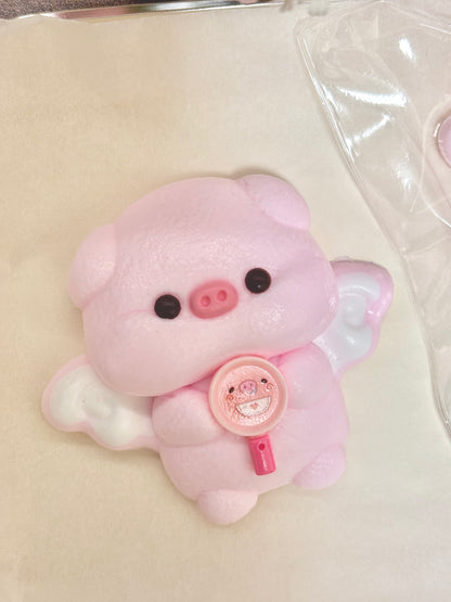 Angel Pig Taba Squishy Toy