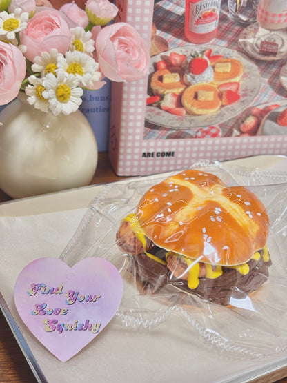 Burger Taba Squishy Toy