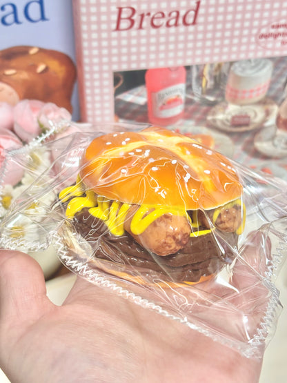Burger Taba Squishy Toy