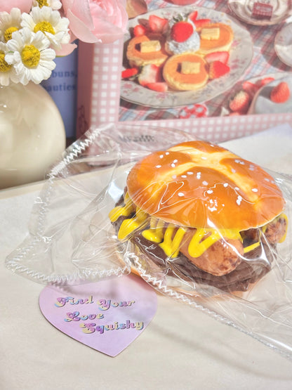 Burger Taba Squishy Toy