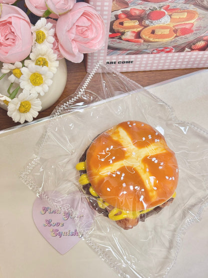 Burger Taba Squishy Toy