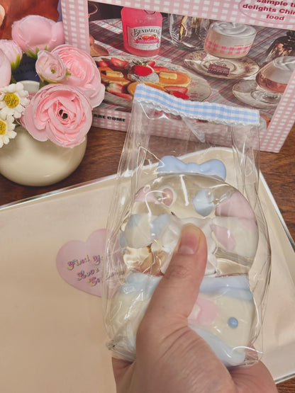 Clear Glitter Gel Bear Crystal Ball Taba Squishy Toy