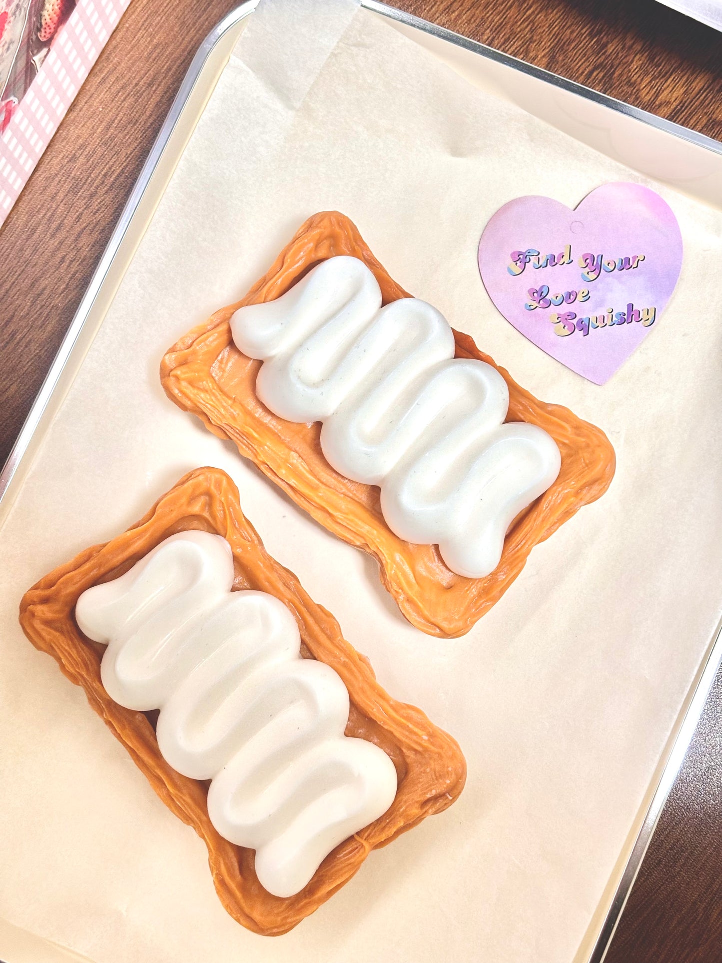 Cream Tart Taba Squishy Toy