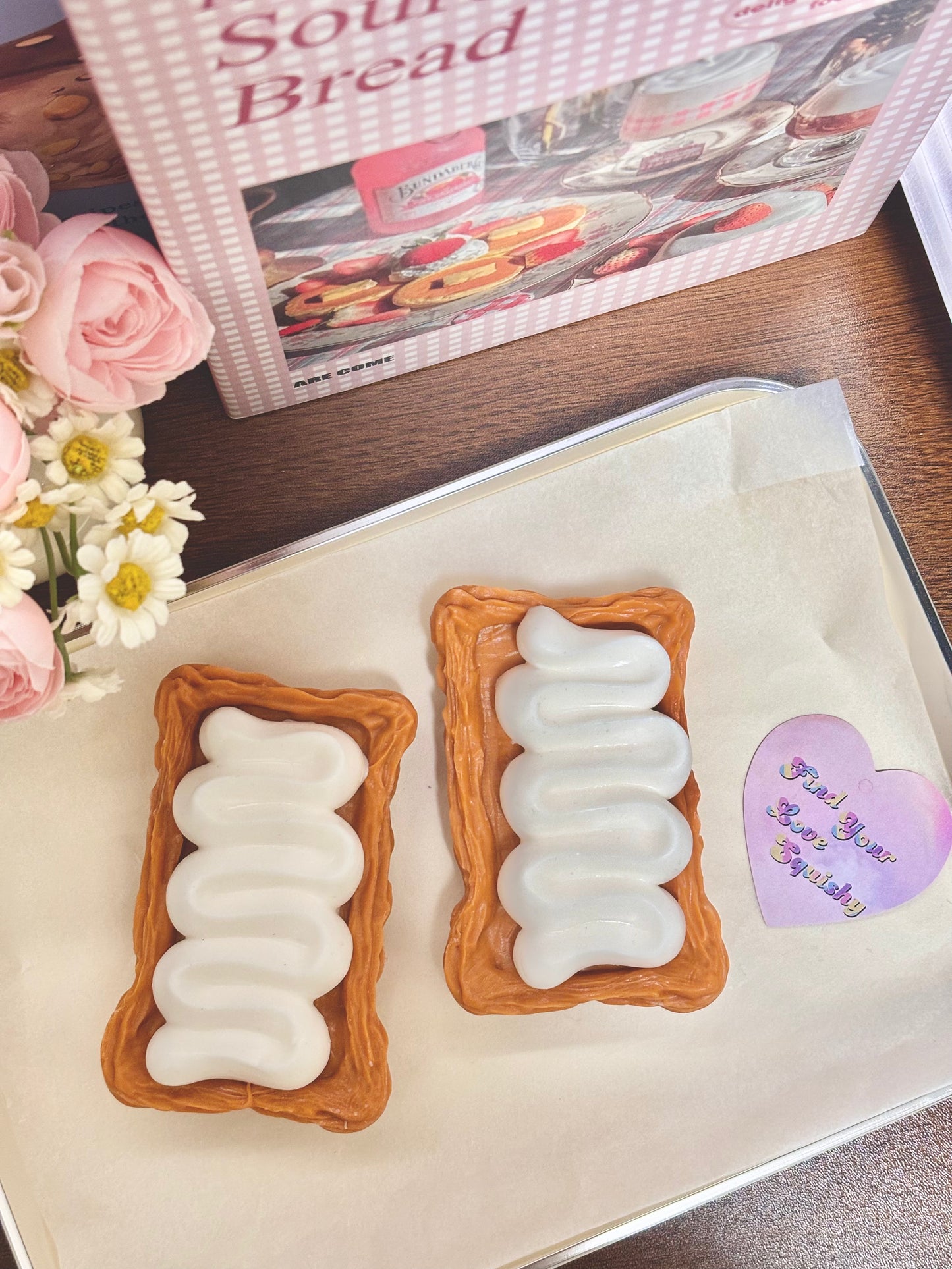 Cream Tart Taba Squishy Toy