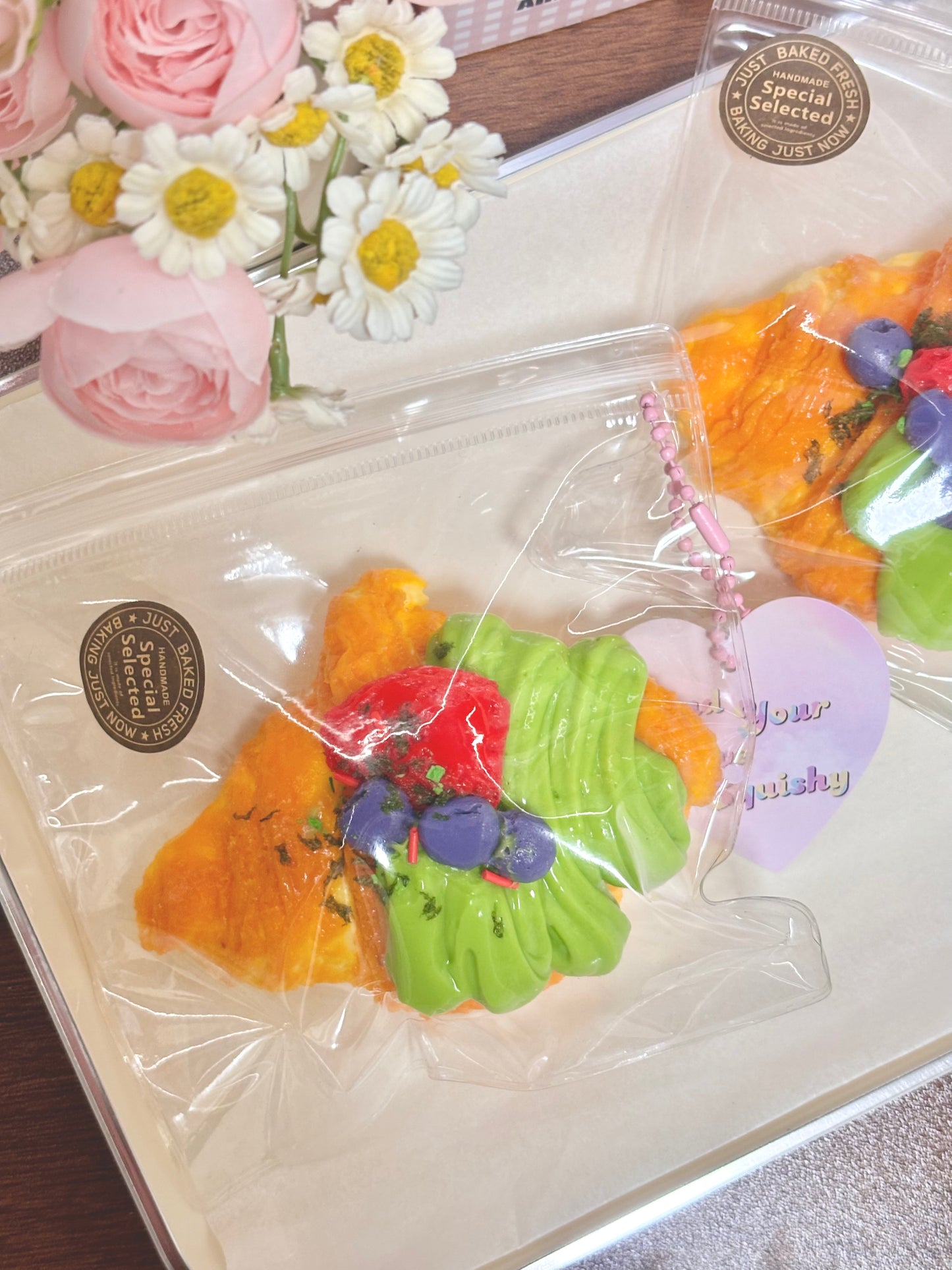 Croissant Taba Squishy Toy