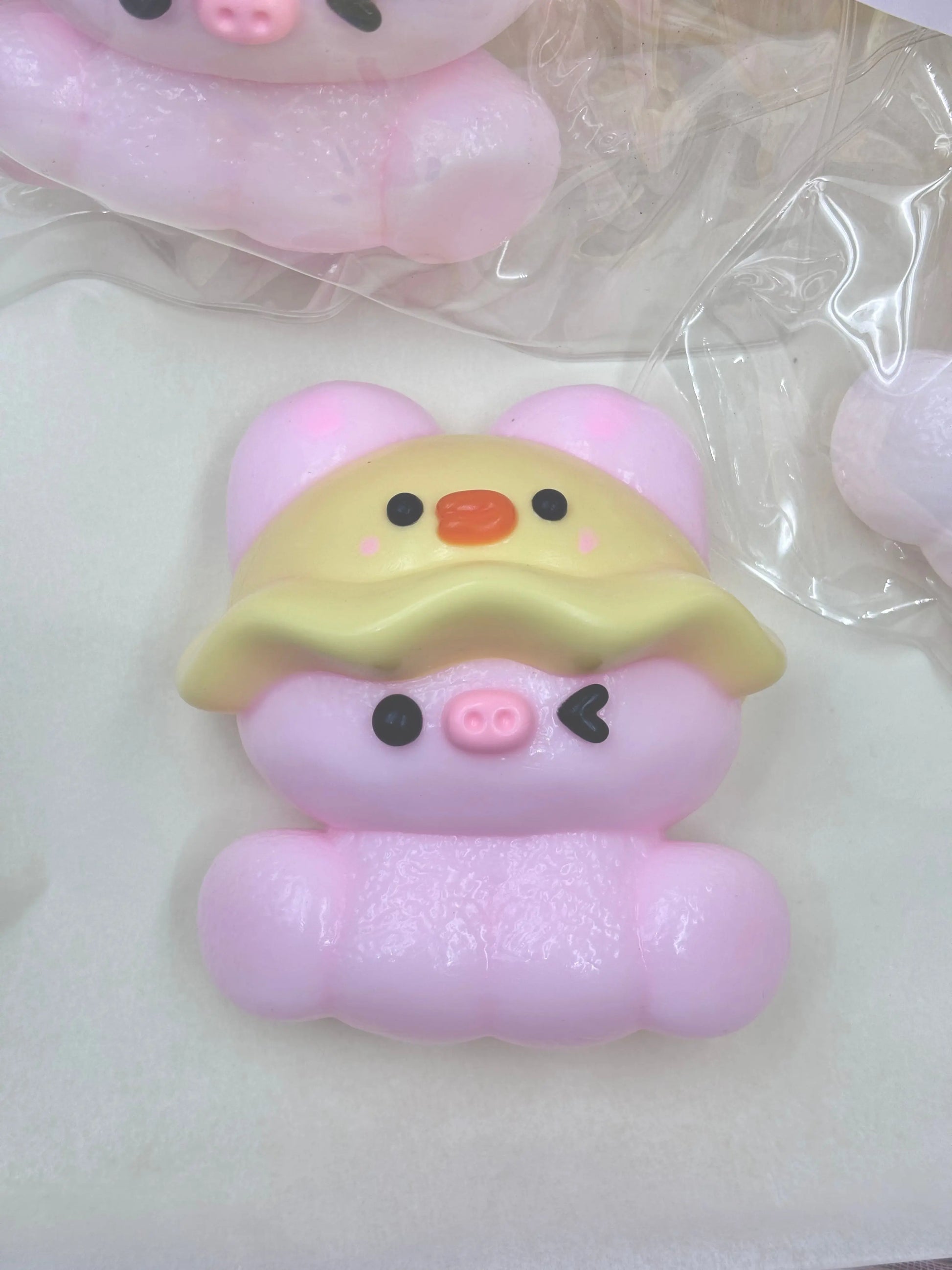 Cute Pig with Hat Taba Squishy Toy - Find Your Love