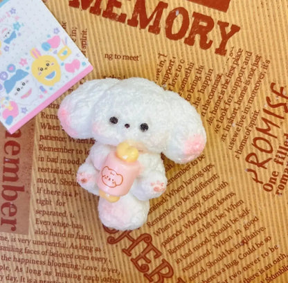 Cute White Dog Taba Squishy Toy - Find Your Love