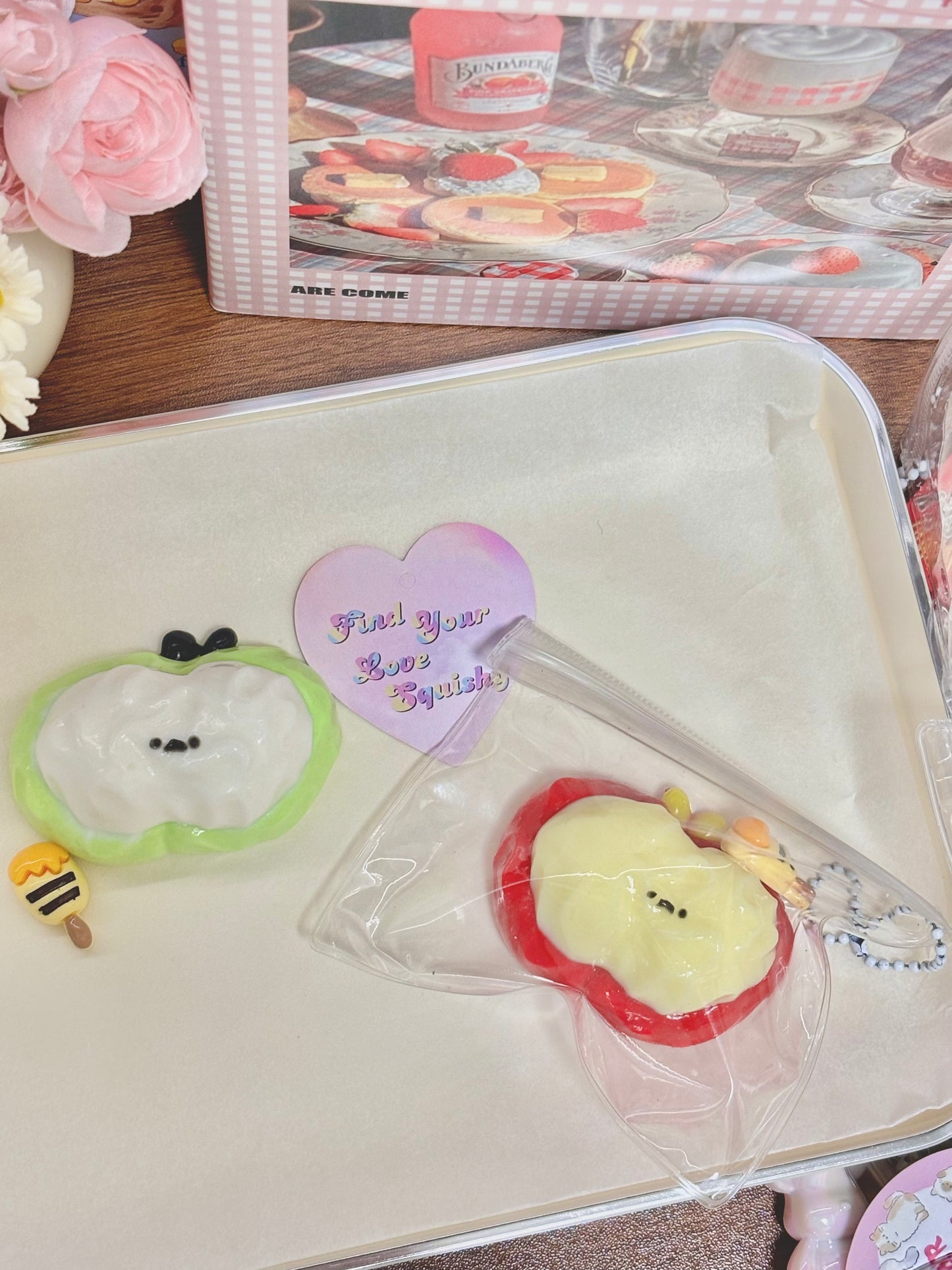Cute Apple Taba Squishy Toy