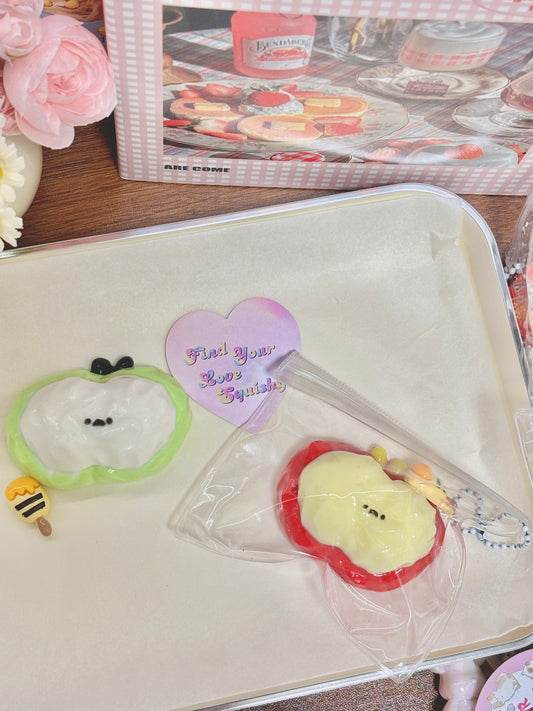 Cute Apple Taba Squishy Toy