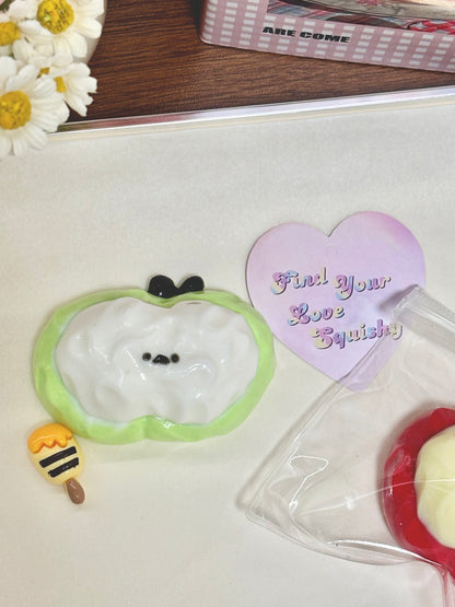 Cute Apple Taba Squishy Toy