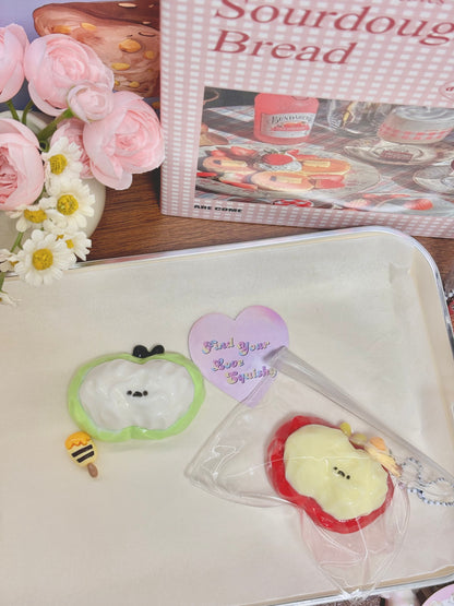 Cute Apple Taba Squishy Toy