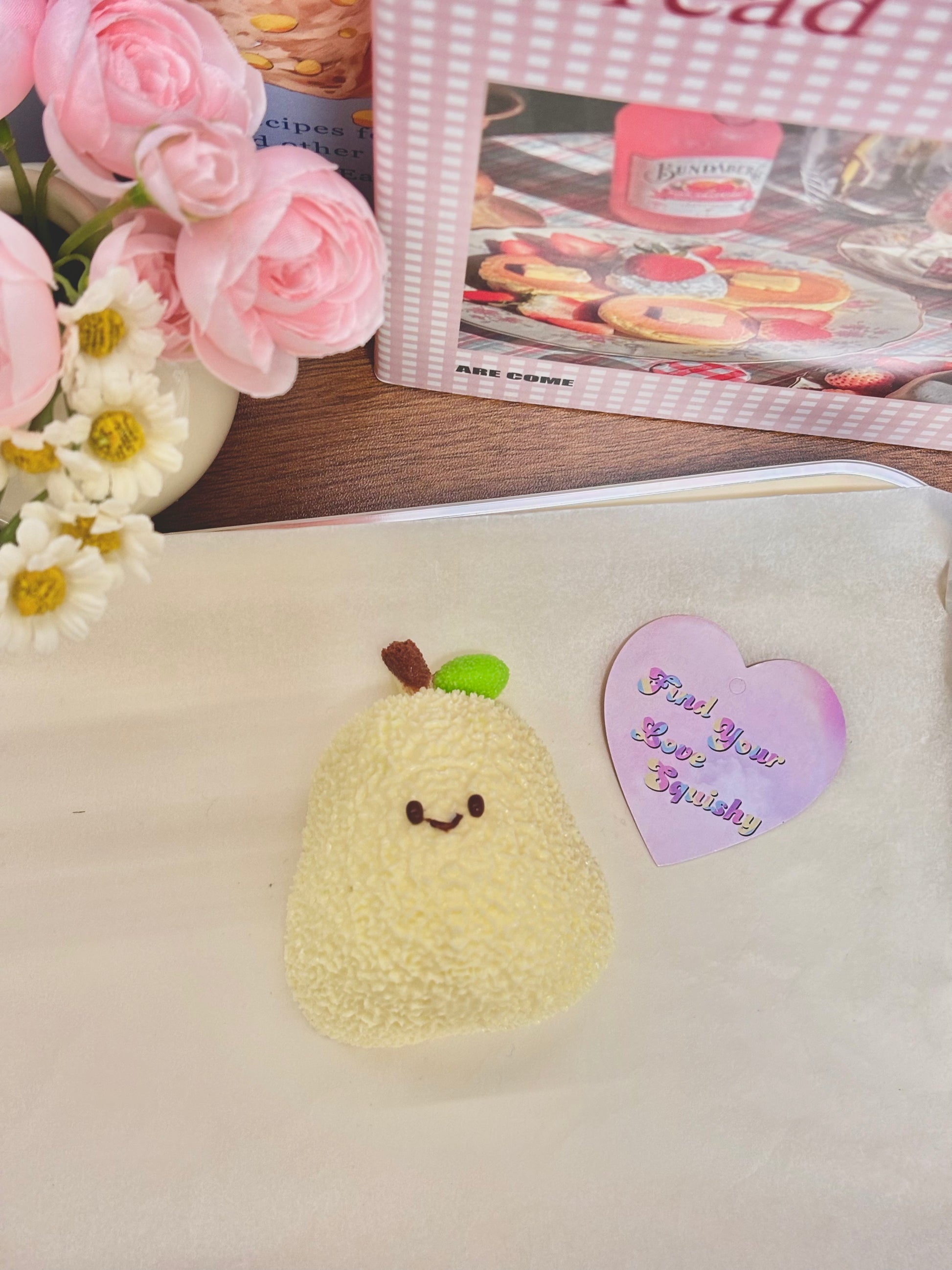 Cute Pear Taba Squishy Toy Find Your Love Squishy