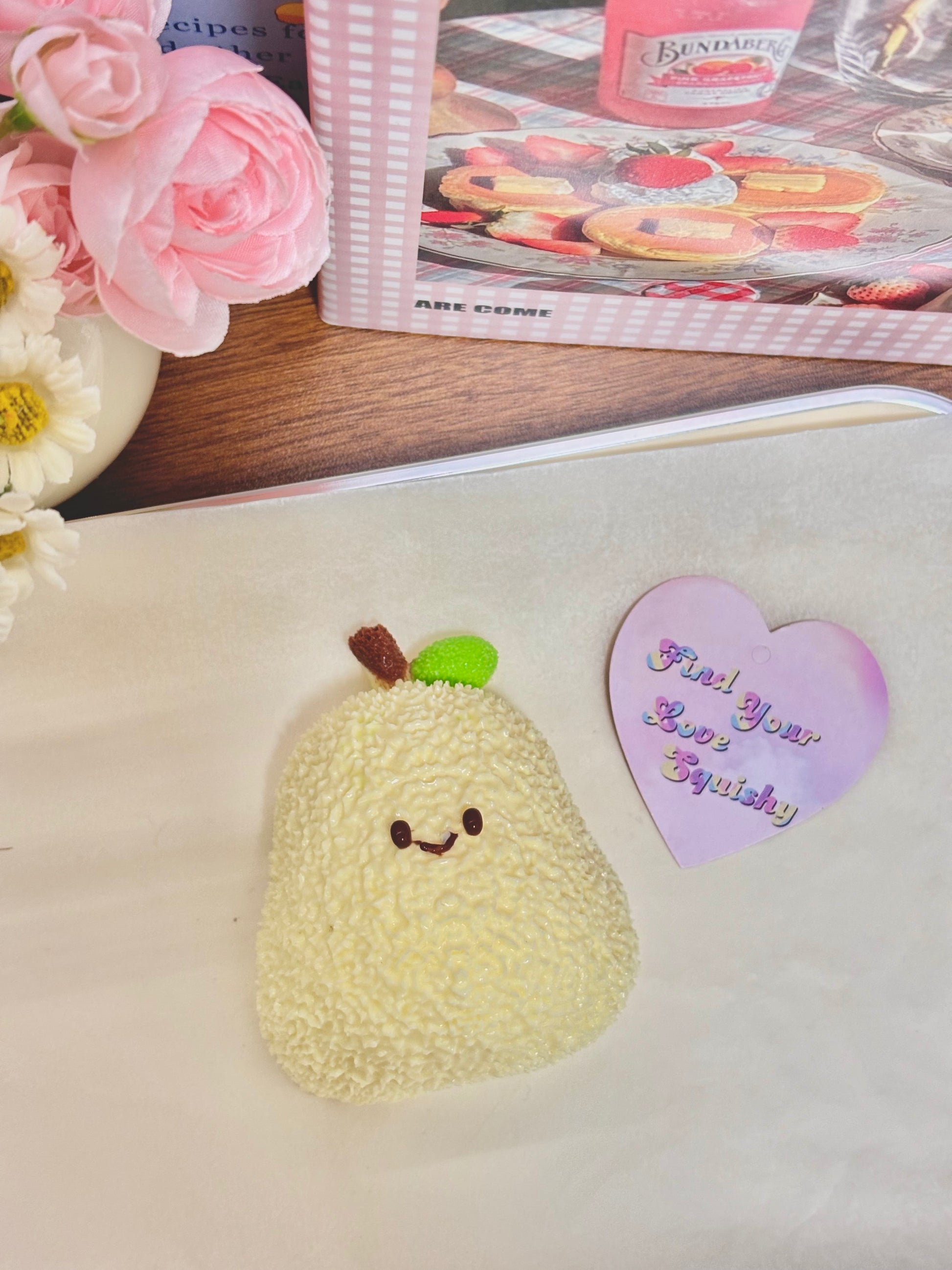 Cute Pear Taba Squishy Toy Find Your Love Squishy